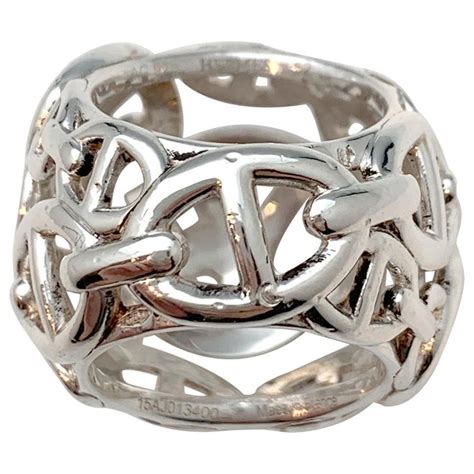 bague hermes femme chaine d'ancre